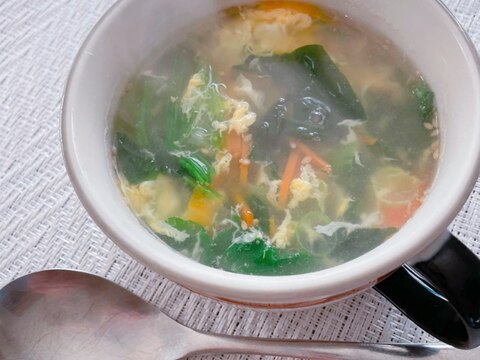 朝からおいしい☆たべるスープ☆